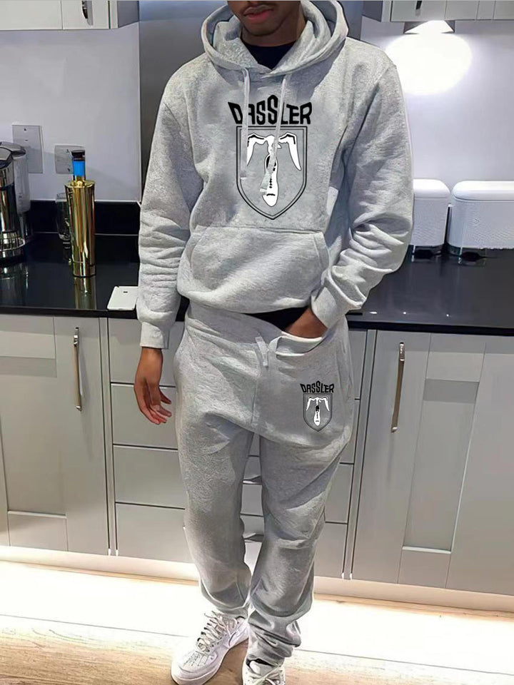 Damen Hoodie- und Jogginghose-Set mit exklusivem Grafikelement Drune