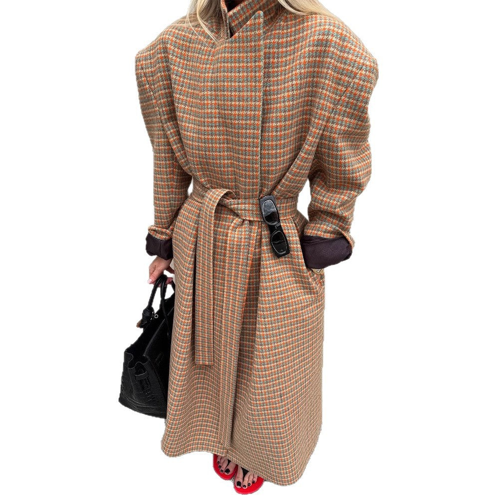 Damen Oversized Doppelreiher-Mantel Drune
