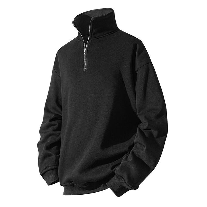 Damen Hochwertiger Stehkragen Pullover Drune