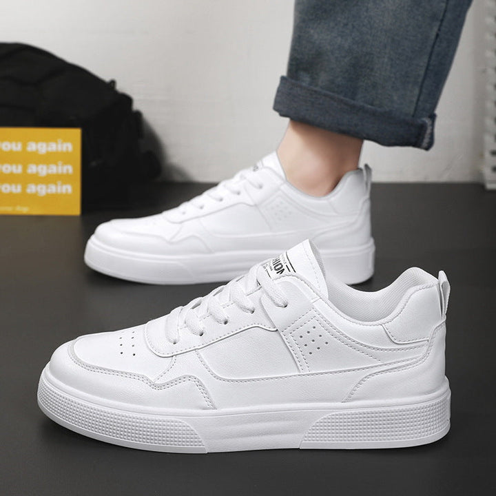 Damen Hochwertige Leder Sneakers Drune