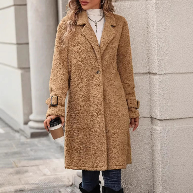 Damen Teddy-Mantel Drune