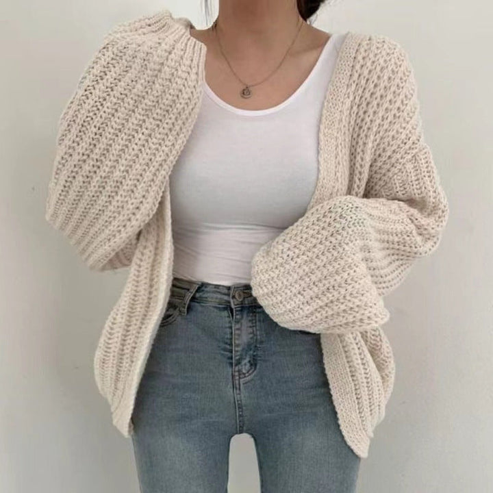 Drune | Offener Strickjacke Aus Dickem Strick Für Damen