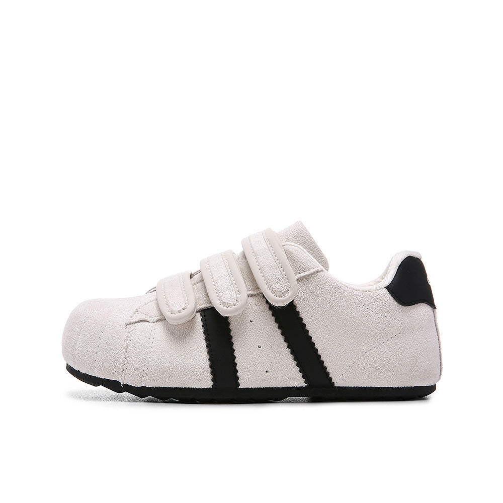 Damen bequeme Klettverschluss-Sneaker aus hochwertigem Wildleder Drune