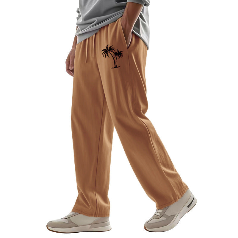 Herren Legere Freizeithose mit seitlichem Logodruck Drune