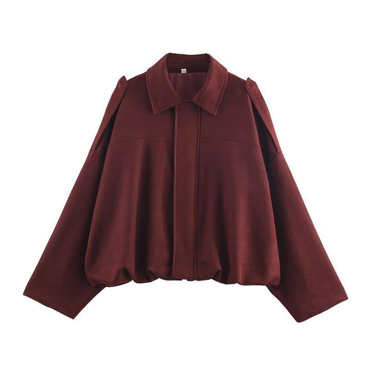 Damen Freizeitjacke im modischen Oversized-Design mit praktischen Taschen Drune
