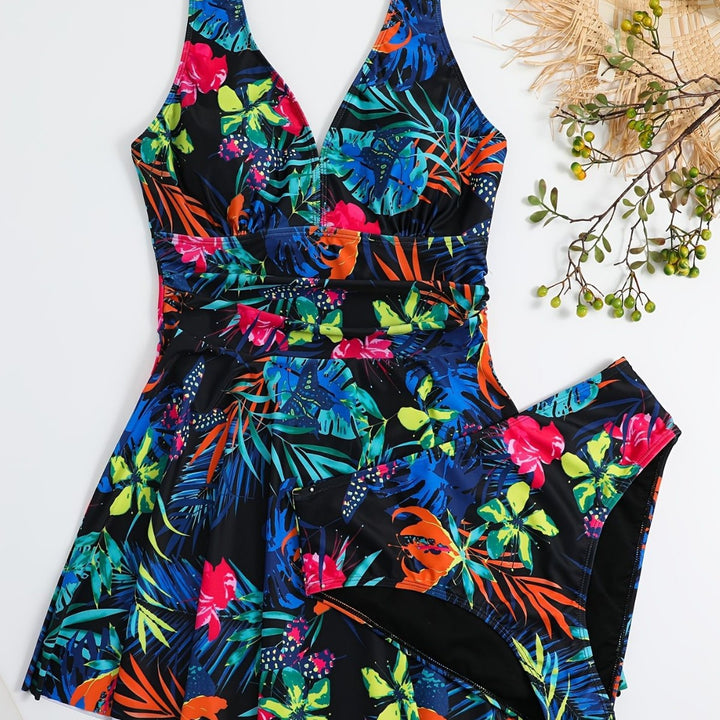 Damen Schwimmanzug mit elegantem Wickeldesign Drune