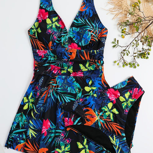 Damen Schwimmanzug mit elegantem Wickeldesign Drune
