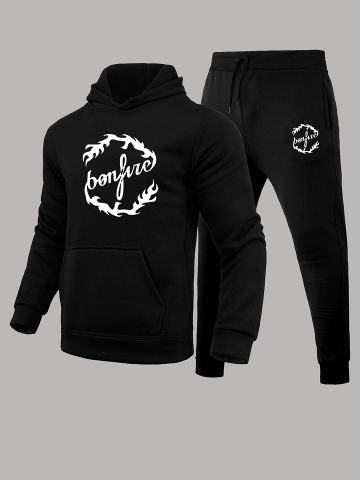 Damen Hoodie und Jogginghose Set mit modernem Logo Drune