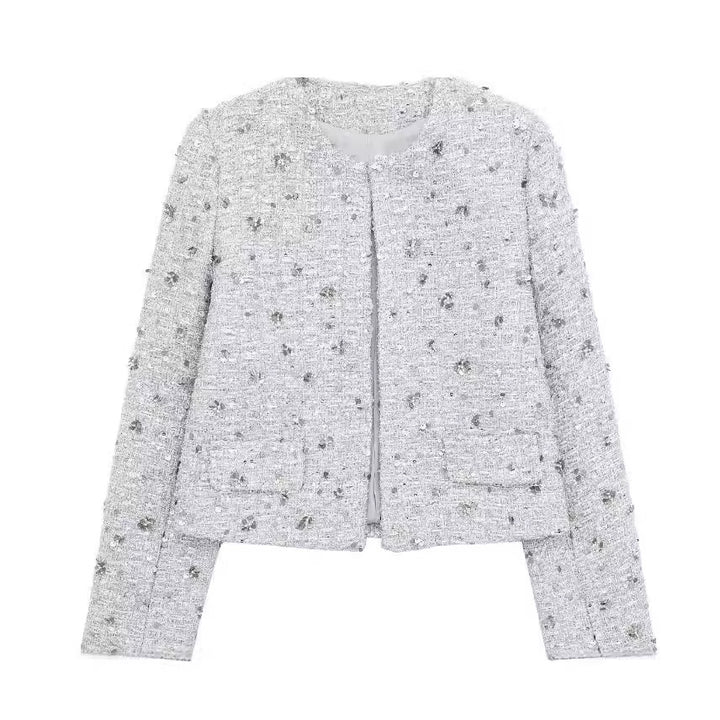 Damen elegante Jacke mit strukturiertem Design Drune