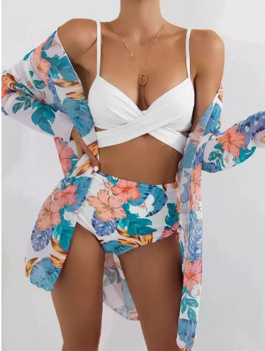 Damen Bikini-Set mit floralem Design und bequemer Passform Drune