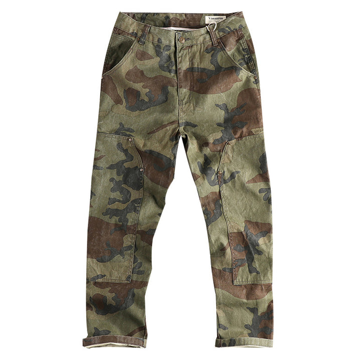 Herren Cargohose im modernen Camouflage-Design mit multifunktionalen Taschen Drune