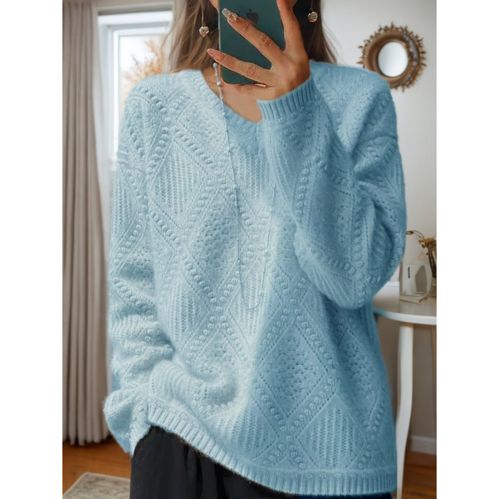 Damen Strickpullover mit strukturierter Verarbeitung und weichem Griff Drune