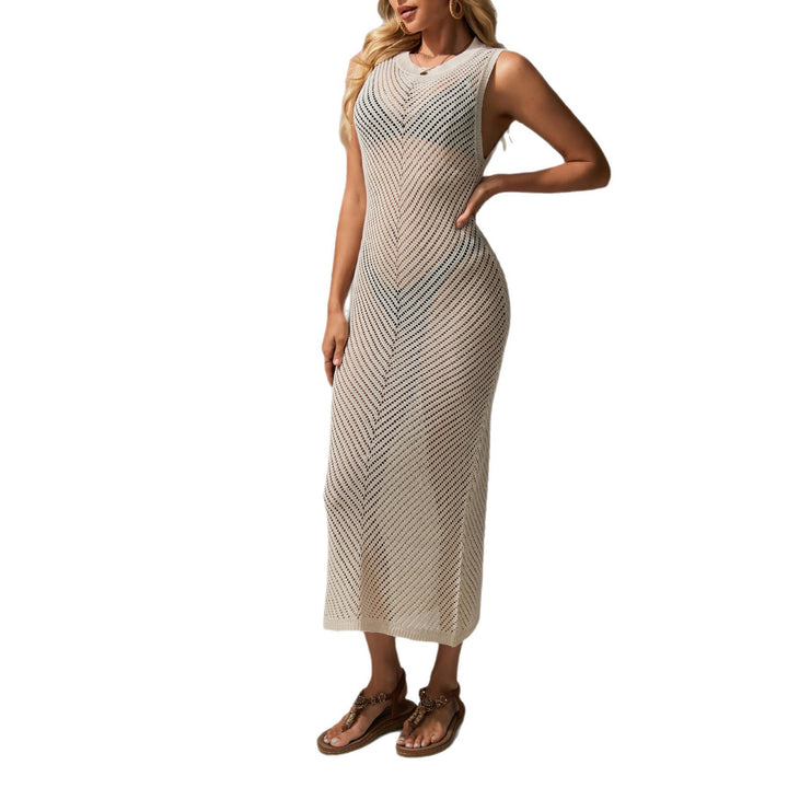 Damen Maxi-Häklekleid Drune