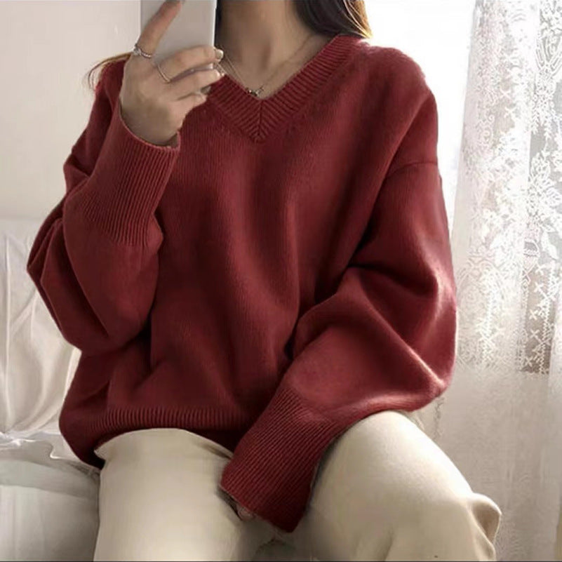 Damen lässiger Pullover Drune