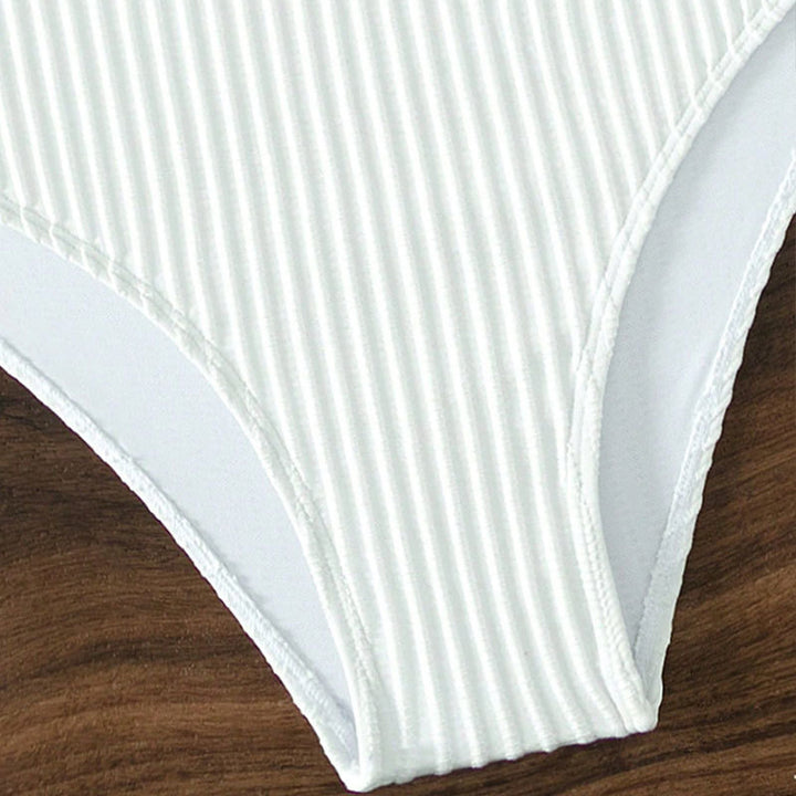 Damen Hoch taillierte Bikinihose Drune
