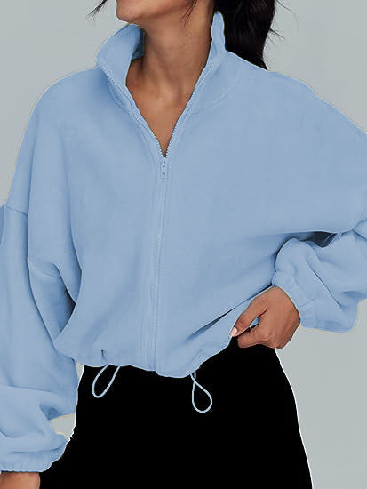 Damen Oversized Sweatshirtjacke Drune