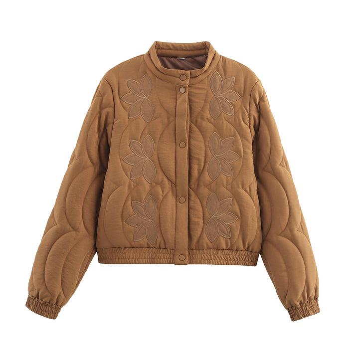 Damen Steppjacke mit floralem Design Drune