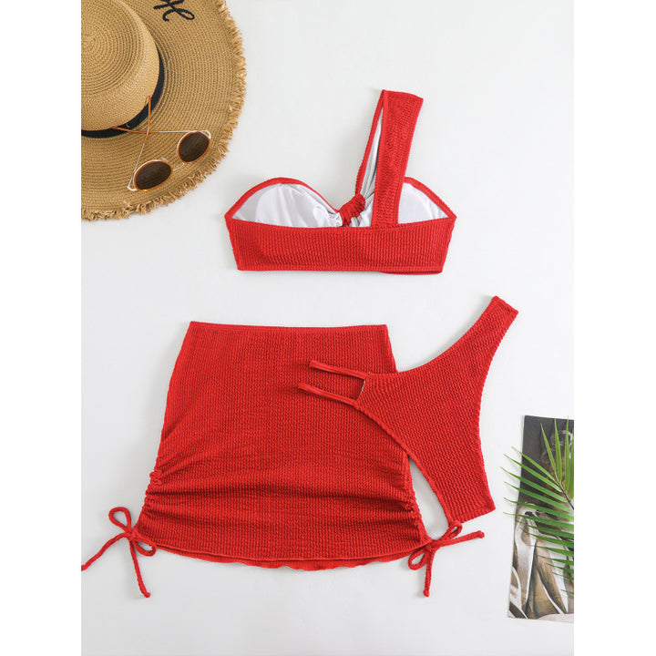 Damen Bikini-Set mit elegantem Wickelrock und modischem Oberteil Drune