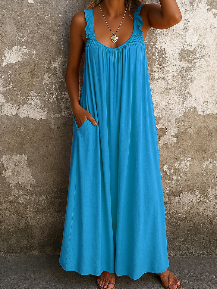 Damen Sommerliches Maxikleid Drune