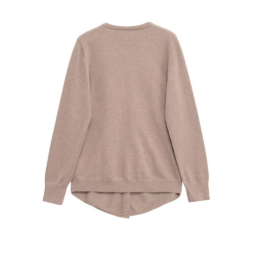 Damen kuschelige Knopfleiste Strickjacke Drune