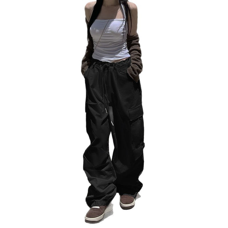 Damen Cargo-Hose mit lässigem Schnitt und praktischen Seitentaschen Drune
