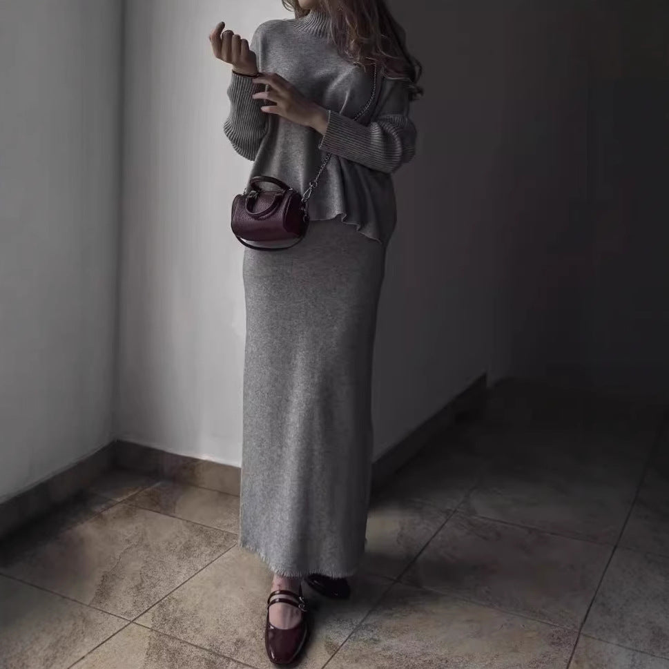Damen Strickkleid im lässigen Oversized-Schnitt Drune