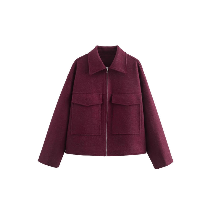 Damen Oversized Utility-Jacke mit praktischen Pattentaschen Drune
