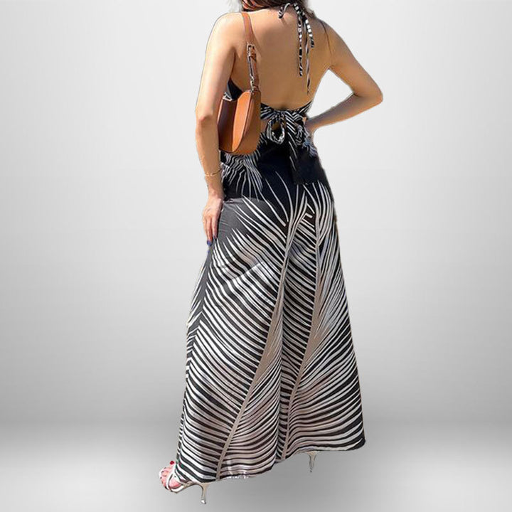 Damen Jumpsuit mit aufregenden Cut-Out-Details und elegantem Wickeloberteil Drune