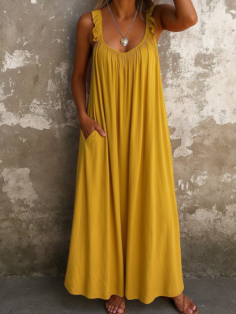 Damen Sommerliches Maxikleid Drune