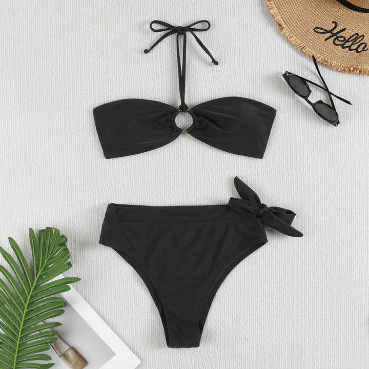 Damen Bandeau-Bikini mit verstellbaren Trägern und hochwertigem Twist-Design Drune
