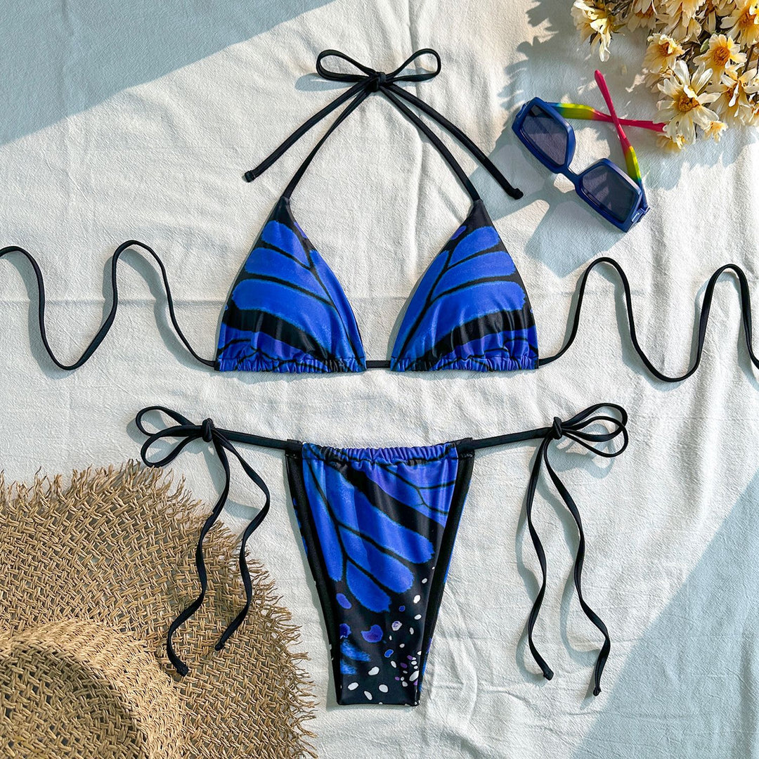 Damen Triangel-Bikini mit raffinierten Binde-Details Drune