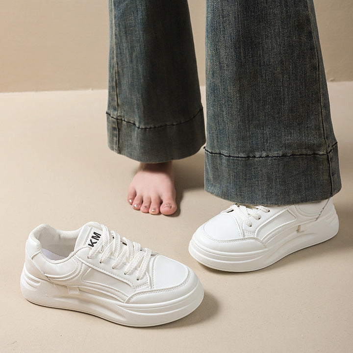Damen Sportliche Sneakers mit dicker Sohle und weichem Innenfutter Drune