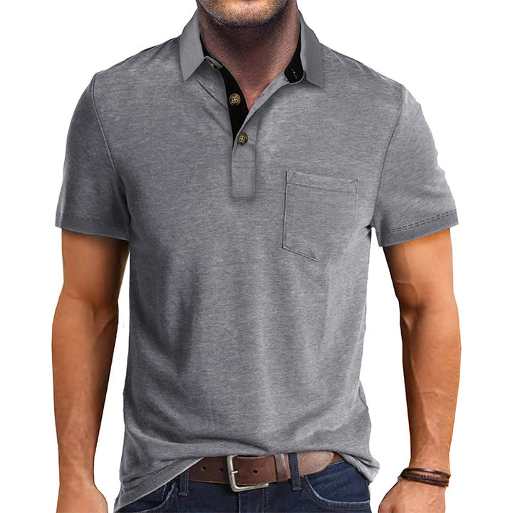 Herren Polo-Shirt mit modernen Designelementen Drune