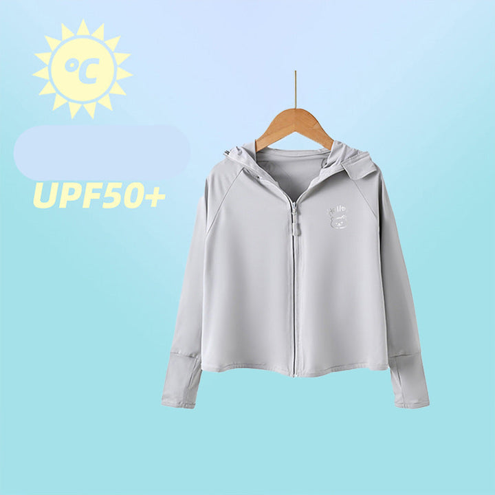 Damen leichte UV-Schutzjacke mit Kapuze Drune