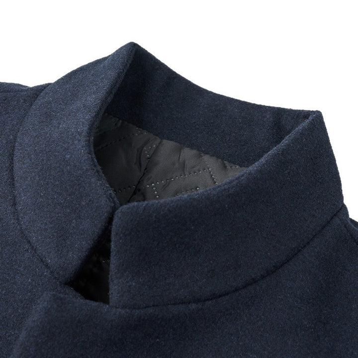 Herren modischer Wolle-Mix Mantel Drune