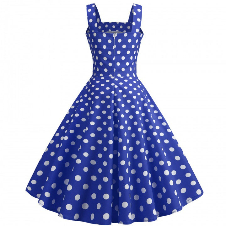 Damen Swingkleid mit verspieltem Polka-Dots-Design Drune