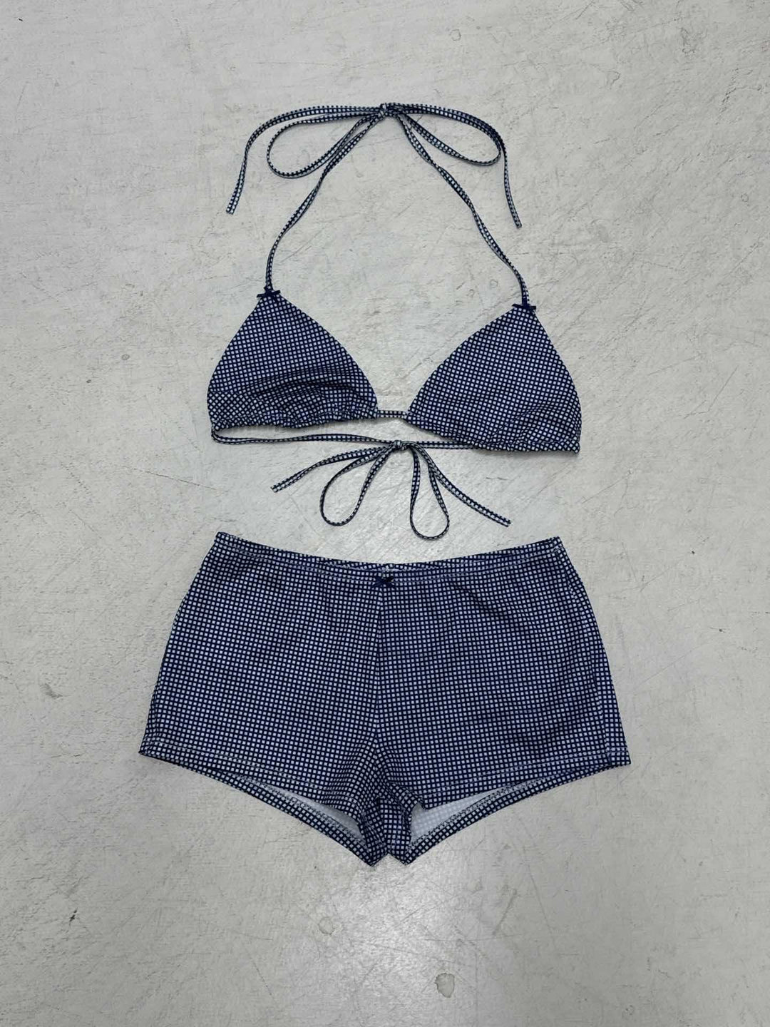 Damen Bikini-Set mit gepunktetem Design und verstellbaren Trägern Drune