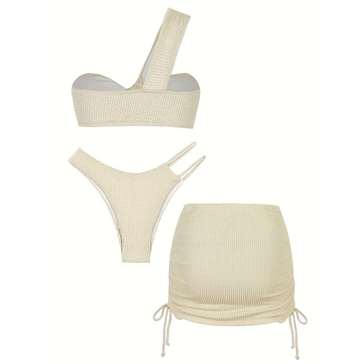Damen Strappy Bikini-Set mit geflochtenem Design Drune