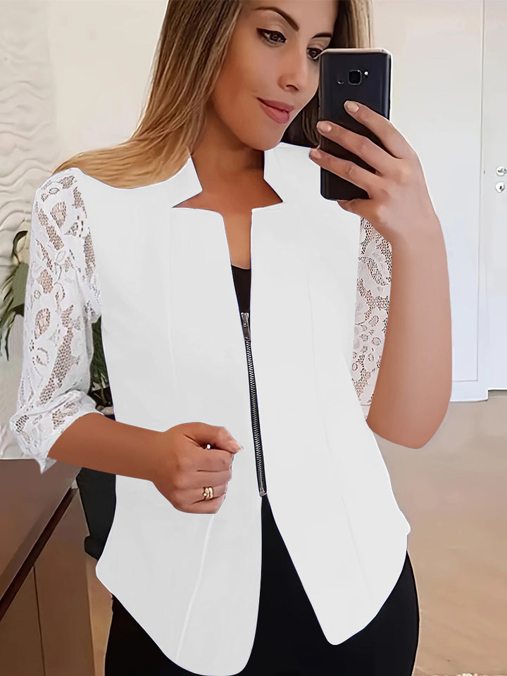 Damen Stylische Spitzenbluse Drune