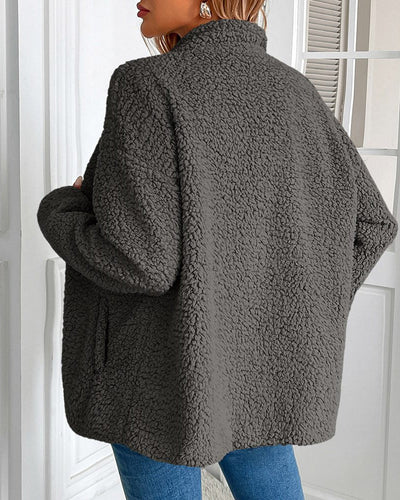 Drune | Up Sherpa-Fleece-Jacke - Ultra-weiche Wärme - Mischung - Gemütliche lässige Schicht