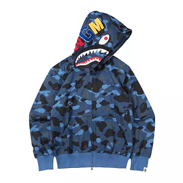 Damen Kapuzenjacke mit modernem Camouflage-Design und hochwertiger Baumwollmischung Drune