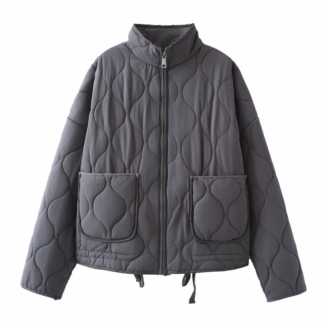 Femme Stepp Utility-Jacke mit Übergroßen Taschen Drune
