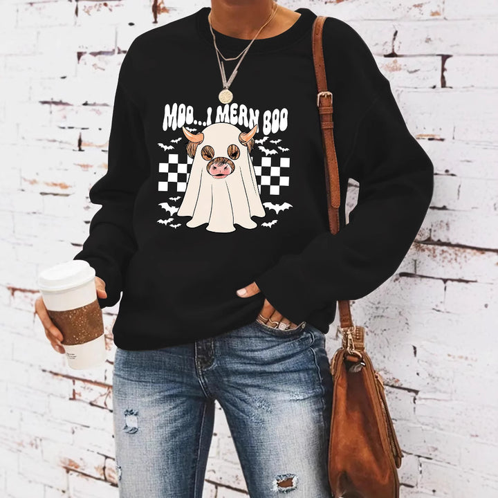 Damen Sweatshirt im fröhlichen Halloween-Design Drune