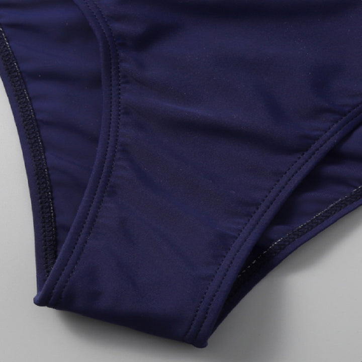 Damen Bikini-Set mit innovativem Knoten-Design und hoch geschnittenem Höschen Drune
