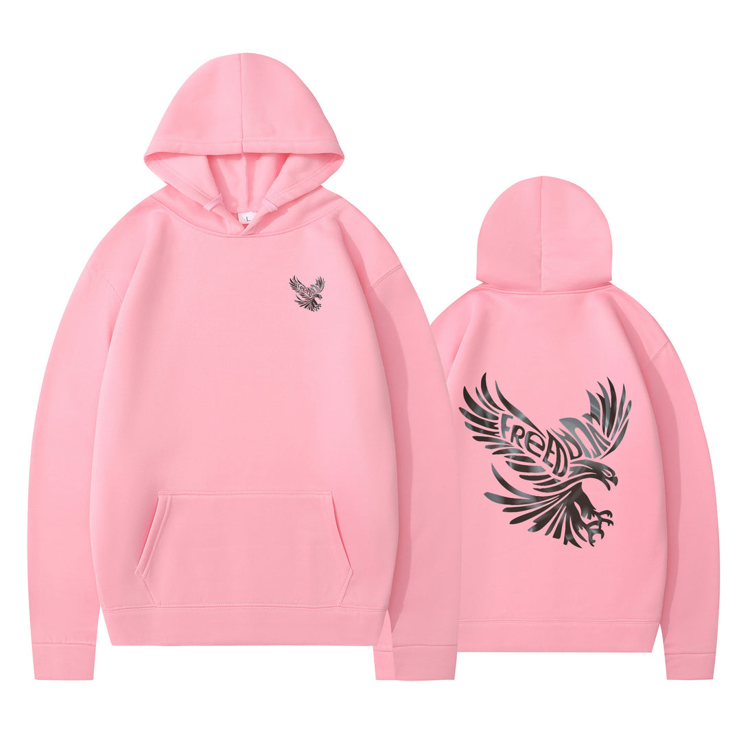 Damen Kapuzenpullover mit ikonischem Adlerdesign und weichem Innenfutter Drune
