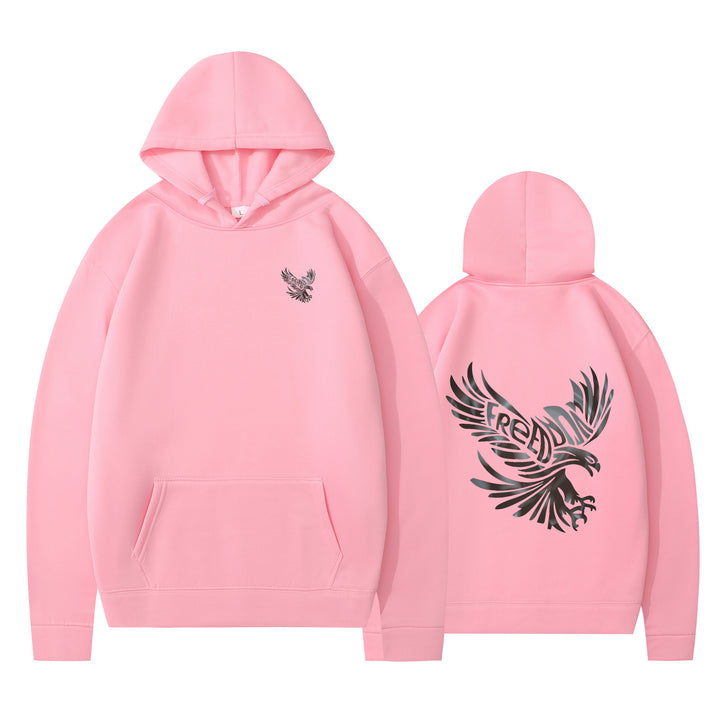 Damen Kapuzenpullover mit ikonischem Adlerdesign und weichem Innenfutter Drune