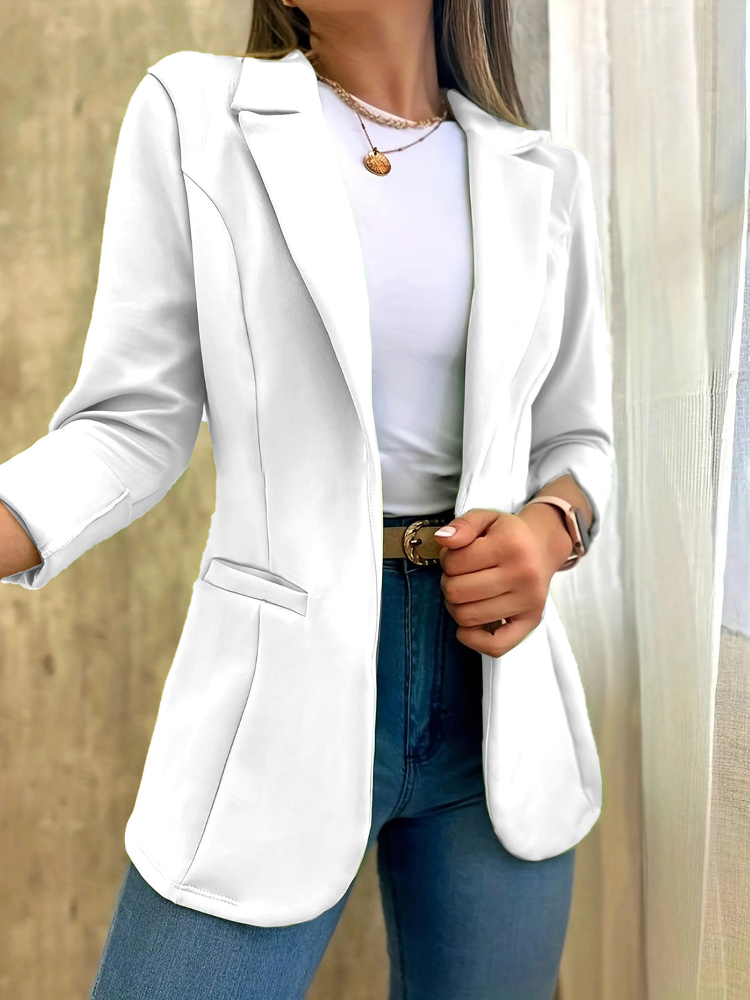 Damen Eleganter und schicker Slim-Fit Blazer Drune