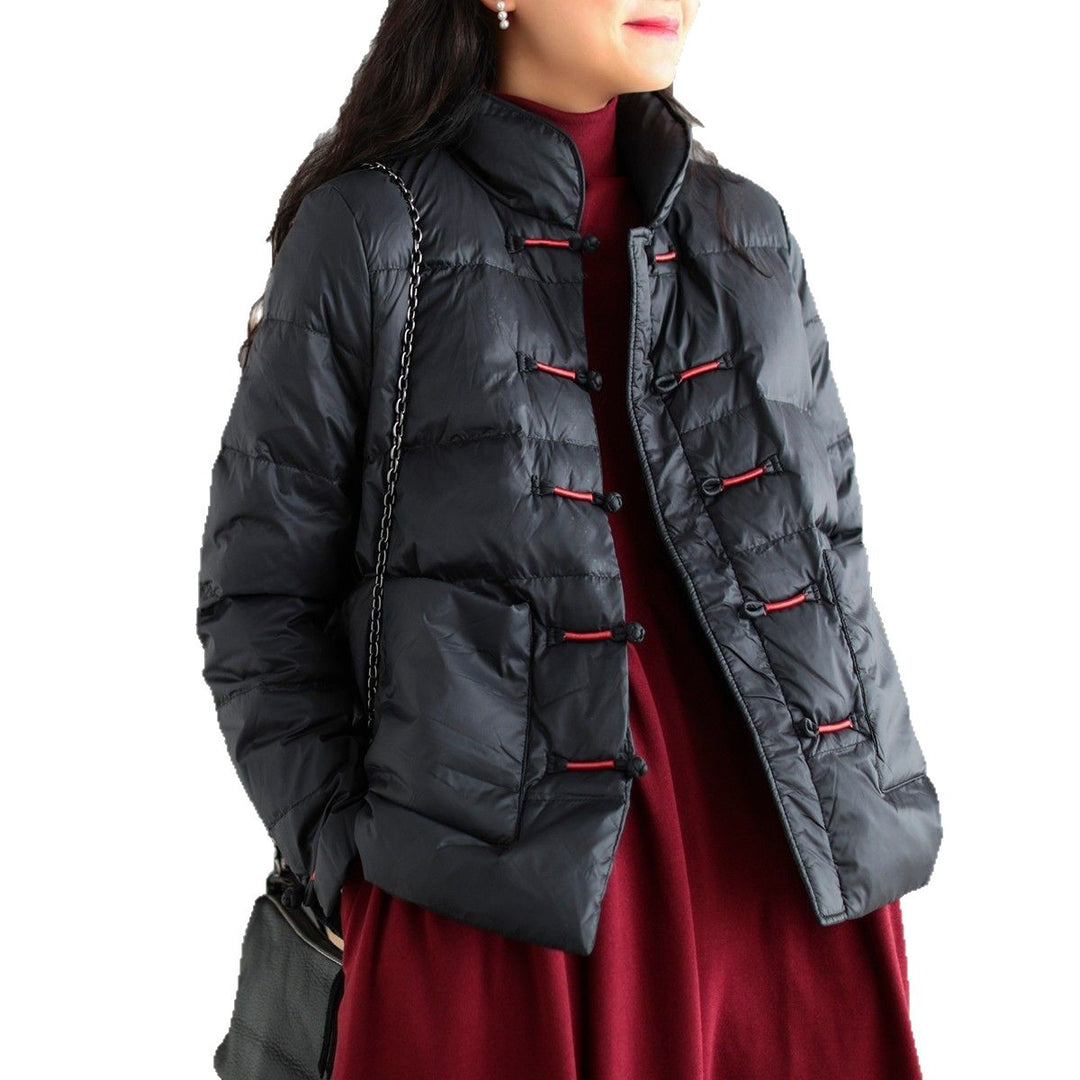 Damen Leichte Steppjacke mit Stehkragen und praktischen Taschen Drune