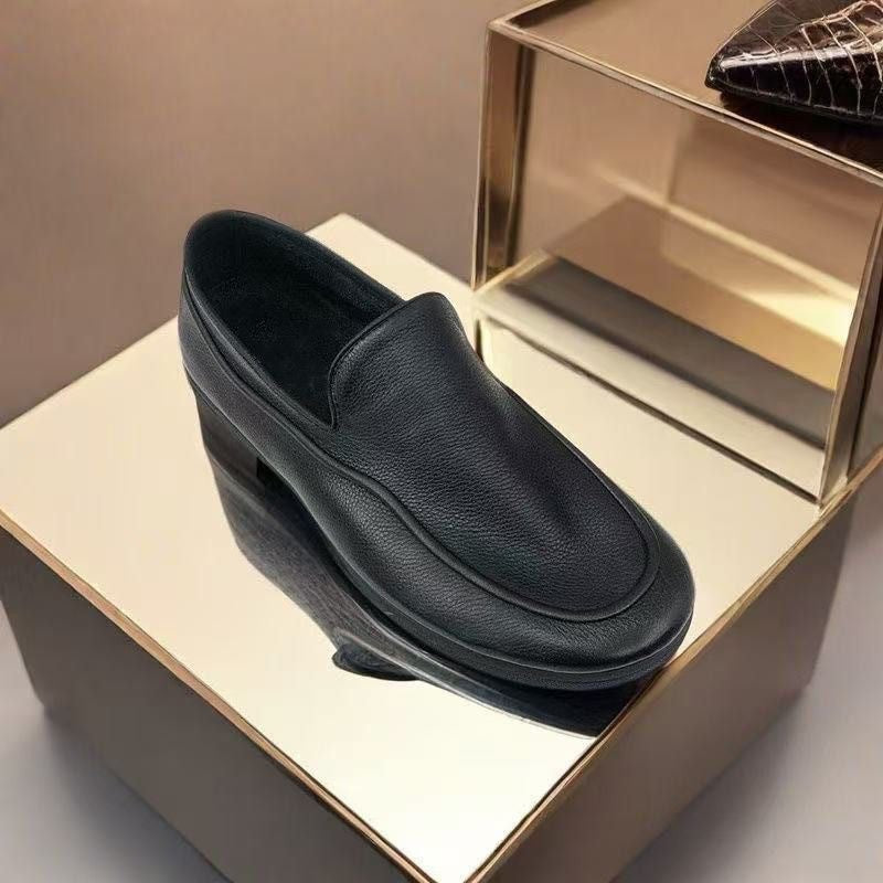 Damen Elegante Leder Slipper mit komfortabler Innensohle Drune