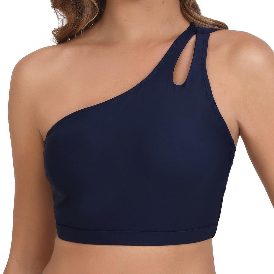 Damen Sportliches Cropped Top Drune
